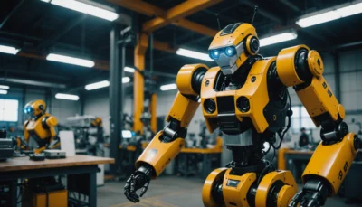 Robot industriel : fonctionnement, types et applications en production